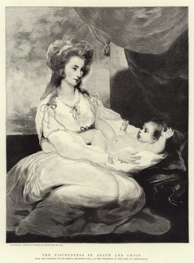 子爵聖アサフと子 作： Joshua Reynolds